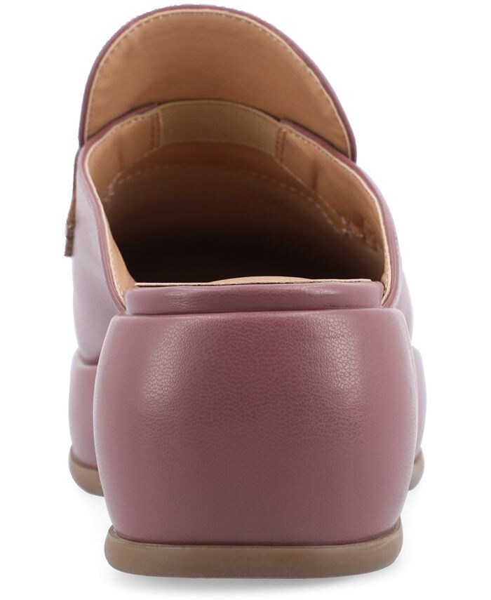 Женские туфли-мюли на платформе Antonina Tru Comfort из пенопласта Journee Collection, фиолетовый — фото 3