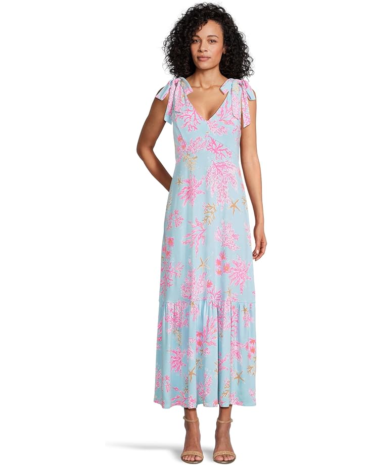 

Платье Lilly Pulitzer Aquinnah Maxi Dress, цвет Multi Royal Coral