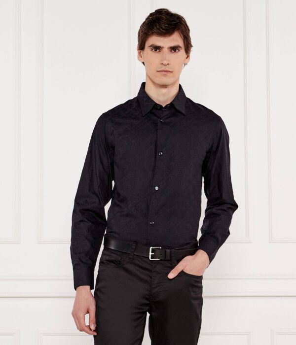 

Рубашка Regular fit Armani Exchange, черный