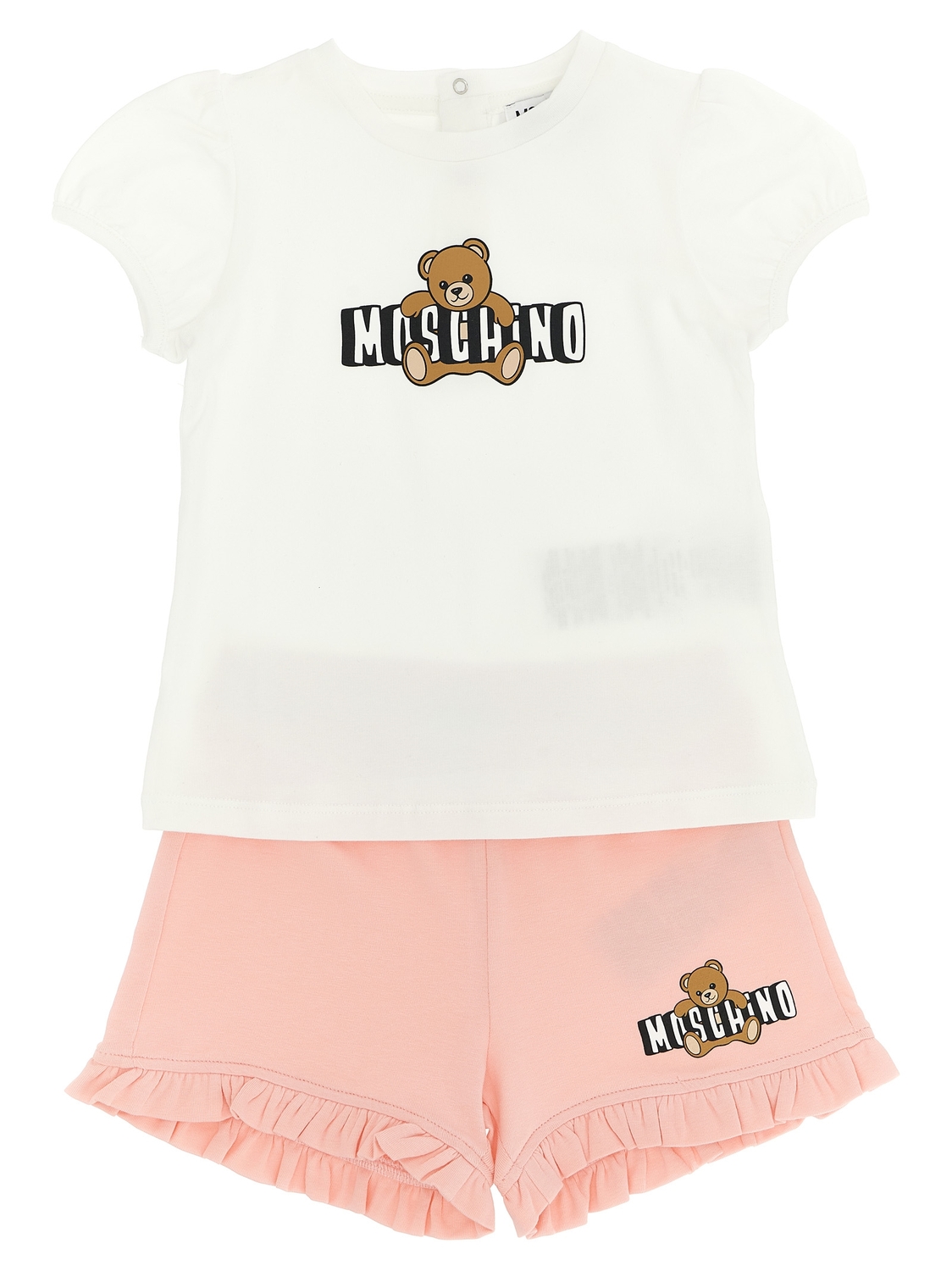 

Футболка и шорты «Moschino Teddy Bear» MOSCHINO BABY, розовый