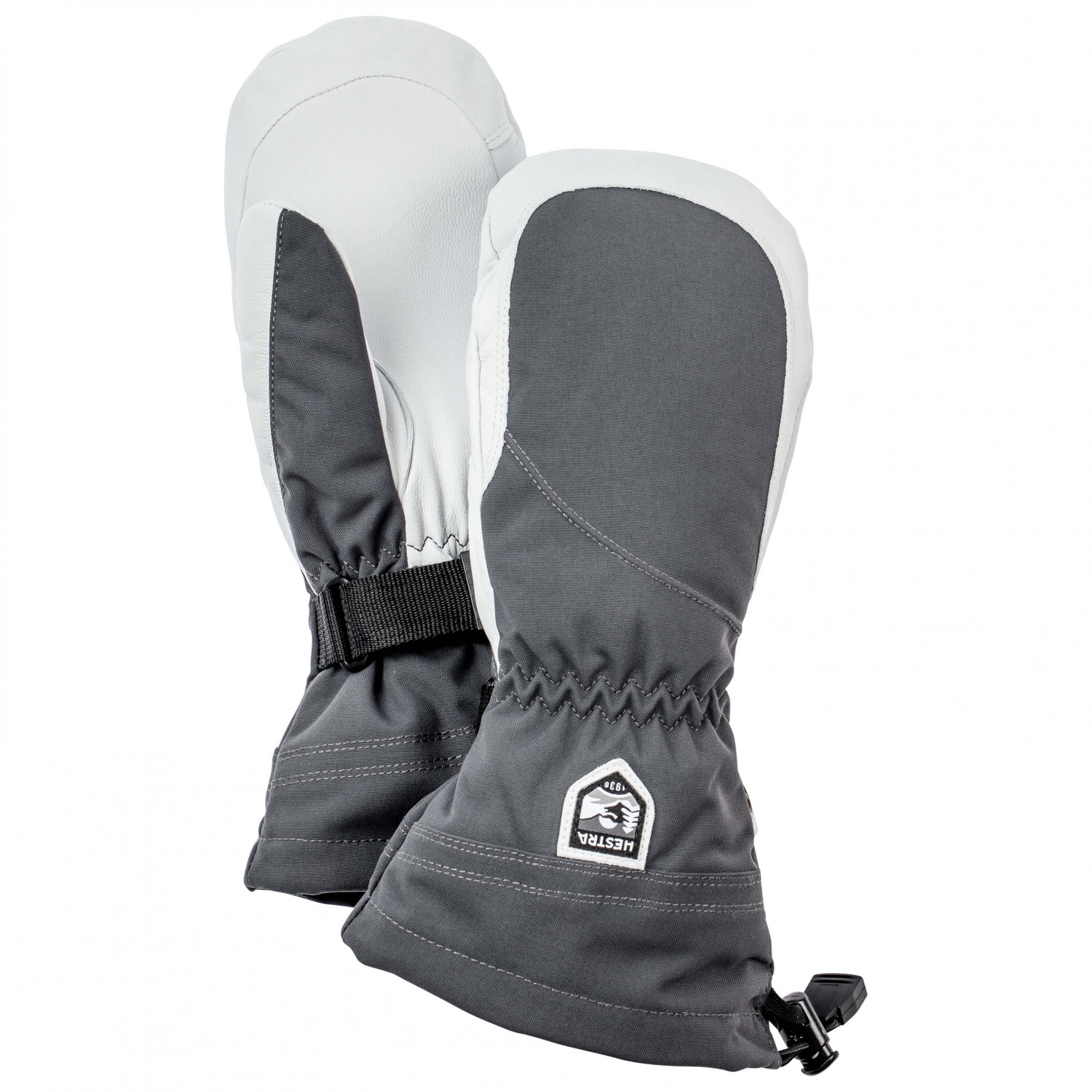 

Перчатки Hestra Women's Heli Ski Mitt, цвет Grey/Offwhite