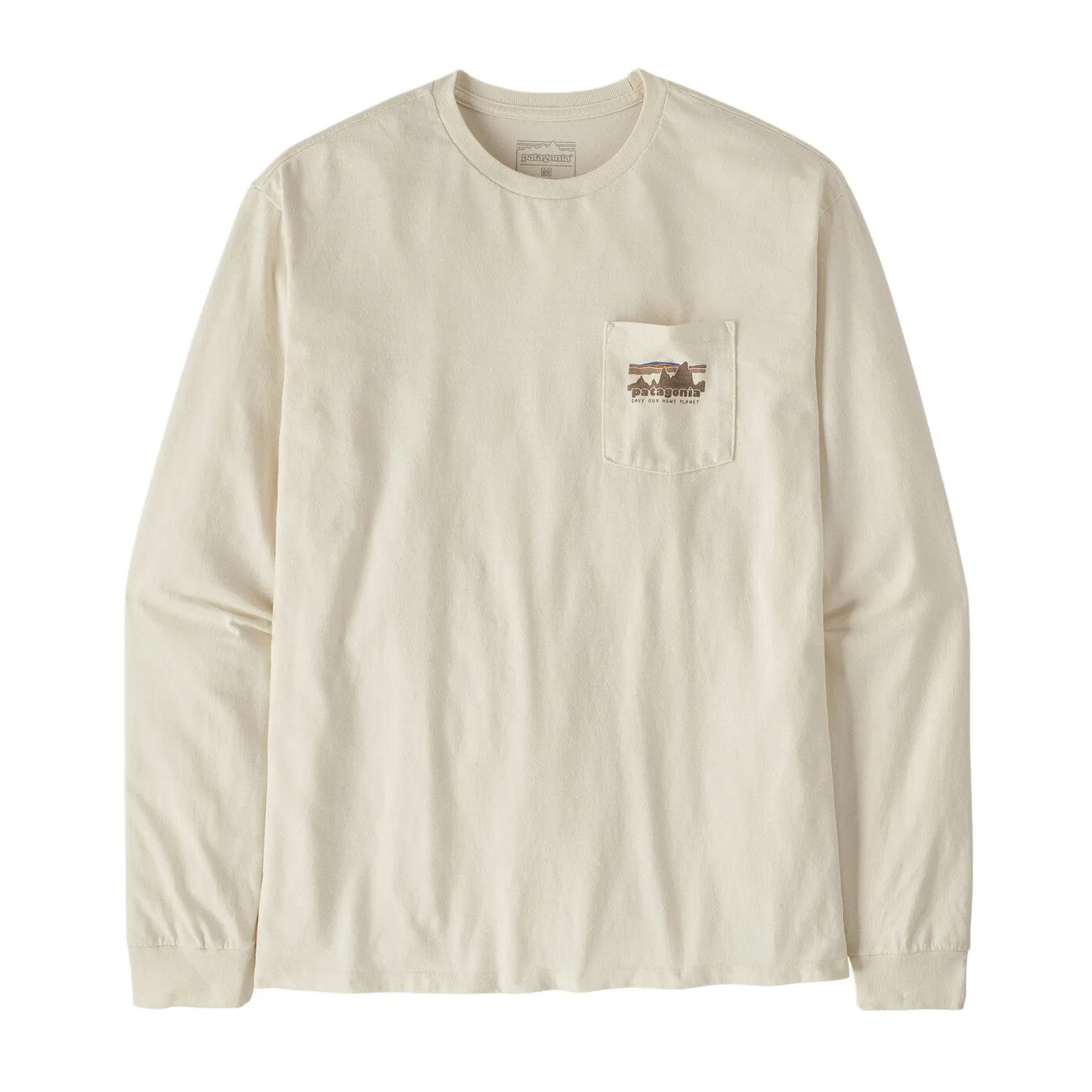 Футболка Responsibili Tee мужская Patagonia, dried vanilla — фото 3