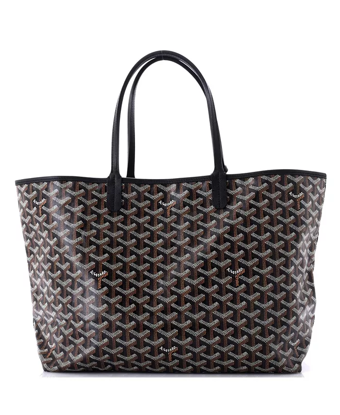 

Сумка-тоут PM Saint Louis Claire Voie из лакированного холста Pre-Owned Goyard, черный