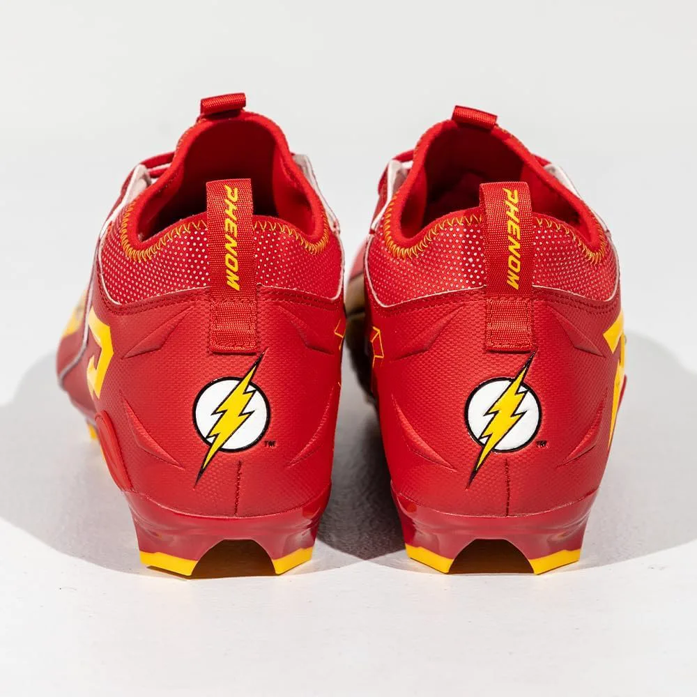 Футбольные бутсы Phenom Elite The Flash - Quantum Speed | Красная версия DC Comics | Легкие высокоскоростные бутсы для мужчин и детей, красный — фото 3