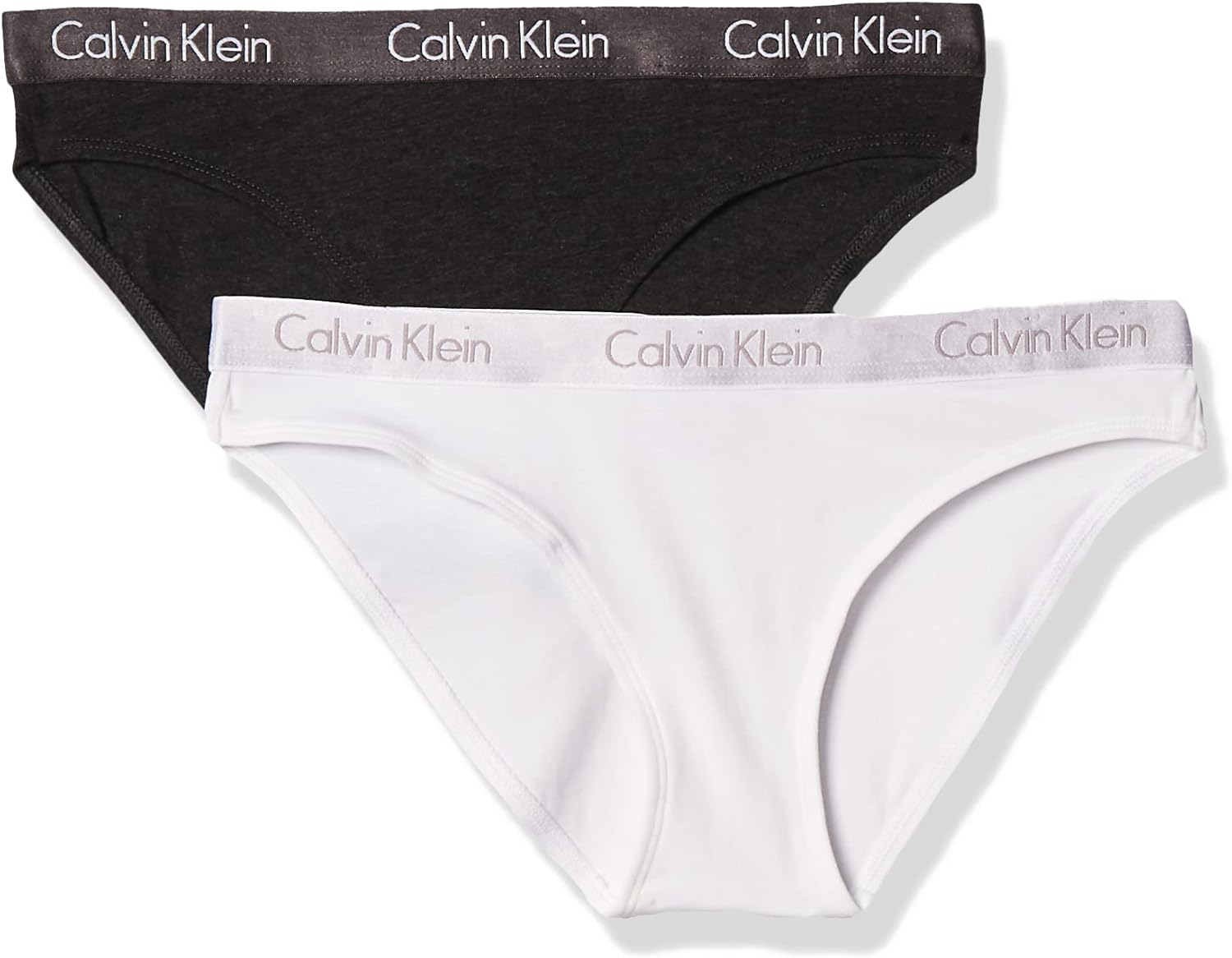 

Женские трусики-бикини Calvin Klein Motive Cotton Multipack, 2 шт., Charcoal/White