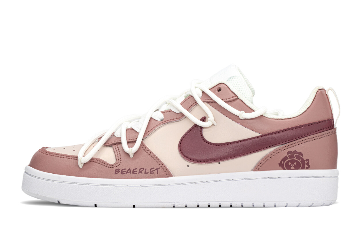 

Кроссовки Nike Court Borough Skateboarding Shoes Women's Low-top Pink, розовый
