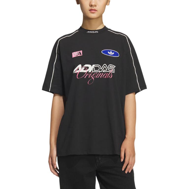 Футболка SS25 женская Adidas Originals, черный — фото 2