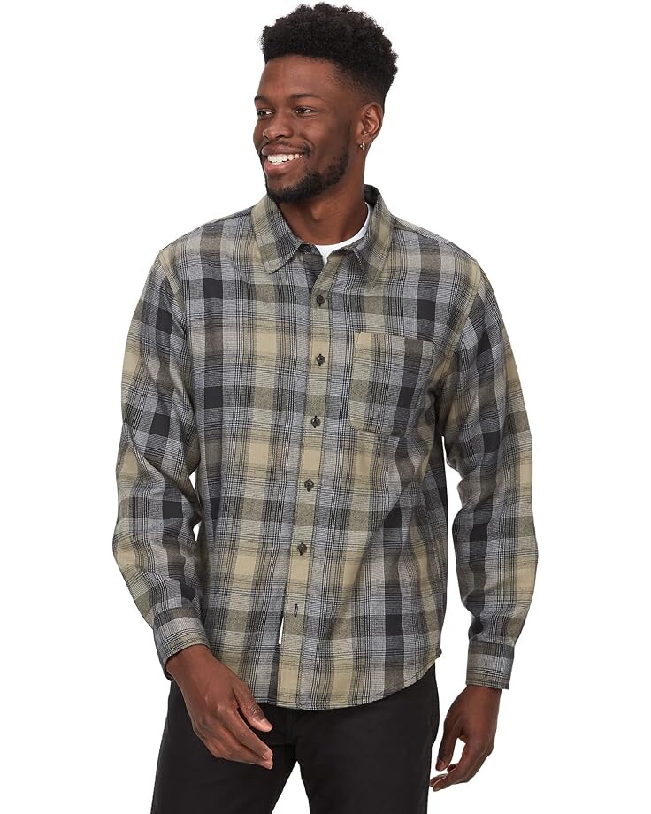 

Лонгслив Marmot Fairfax Novelty Lightweight Flannel Long Sleeve, черный