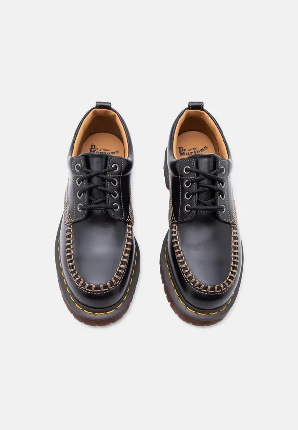 Ботинки Lowell lace ups Dr. Martens, черный орлеан — фото 4