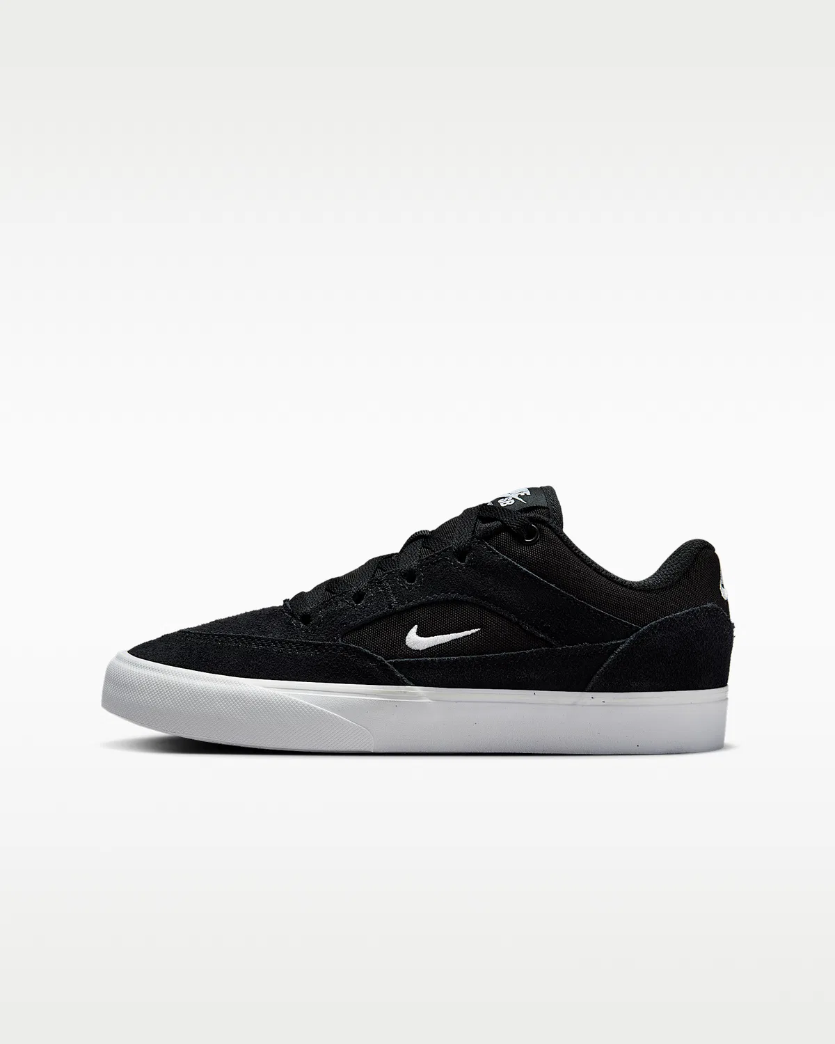 Детские кроссовки для скейтбординга Nike SB Malor, Black/Black/White/White