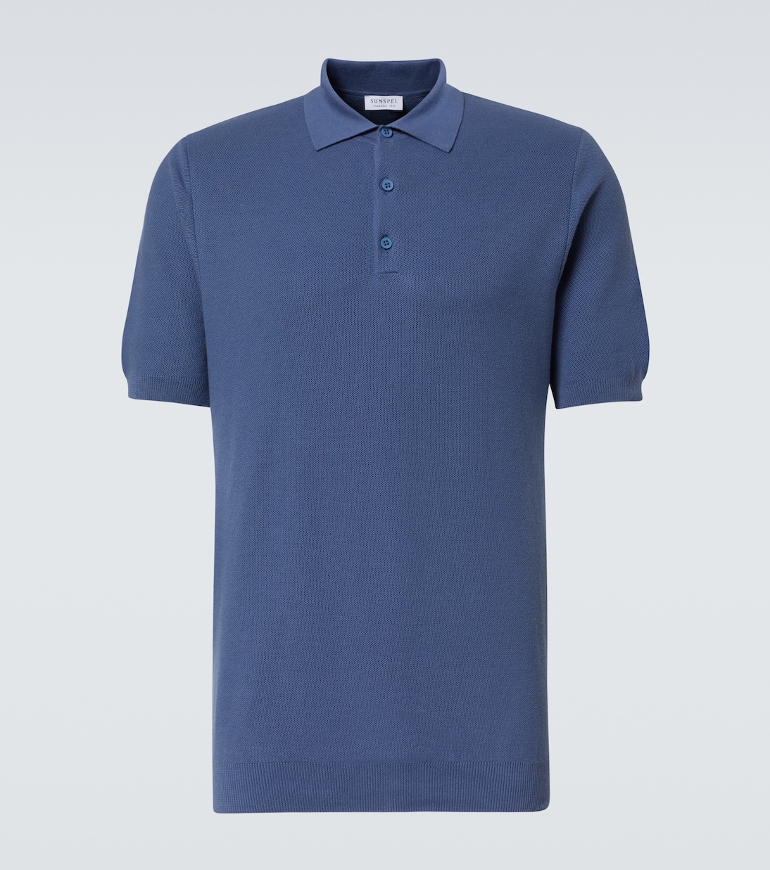 

Хлопковая поло Sunspel, Soft Denim