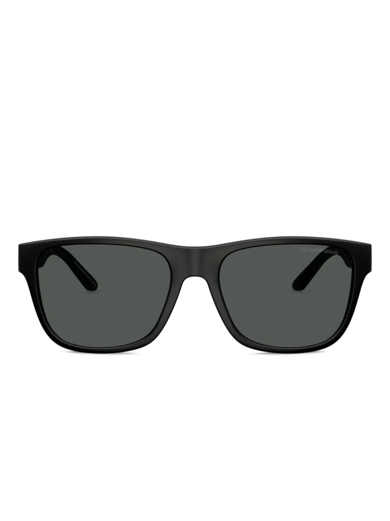 

Emporio Armani logo-print солнцезащитные очки, черный