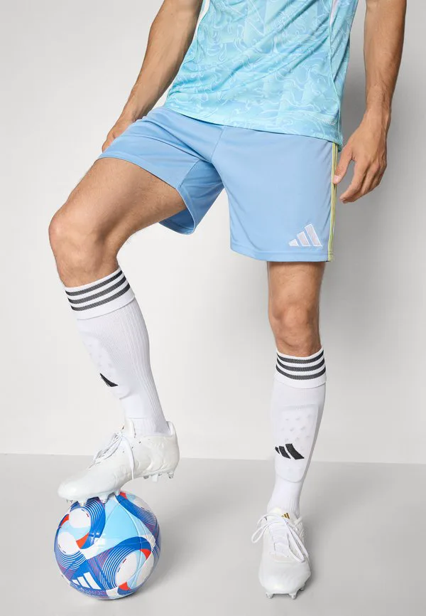 Ювентус, выездная форма, короткие шорты, клубная форма Adidas Performance, Ash Blue — фото 4