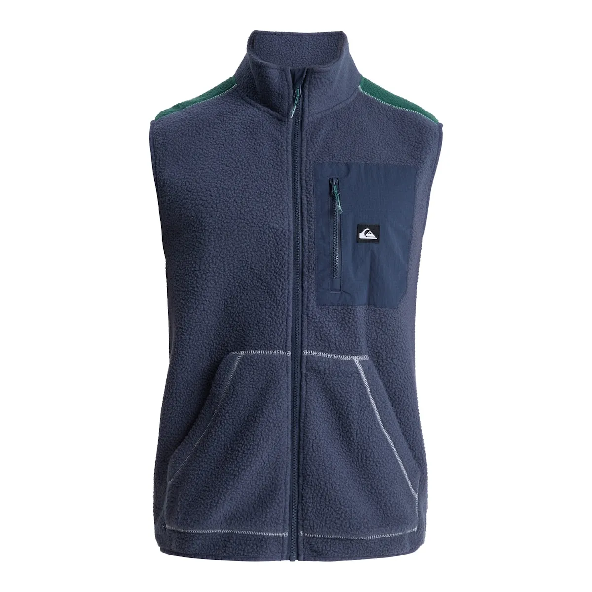 

Мужской флисовый жилет на молнии Clean Coast Gilet Quiksilver, синий