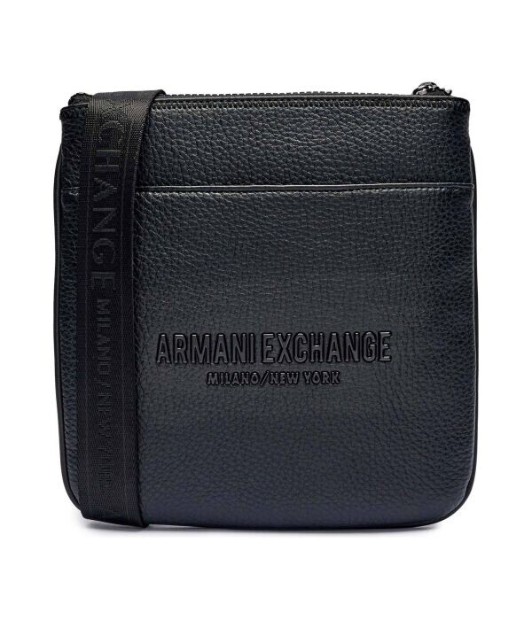 

Сумка мужская Armani Exchange через плечо с логотипом, черный