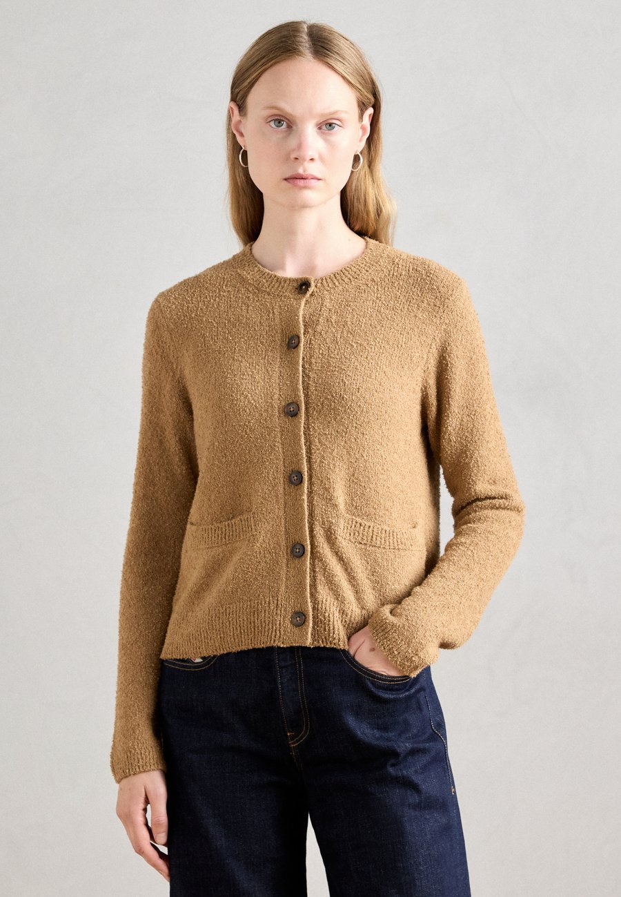 

Кардиган Marc O'Polo CARDIGAN LONGSLEEVE ROUND NECK, Pure Sand/Sand