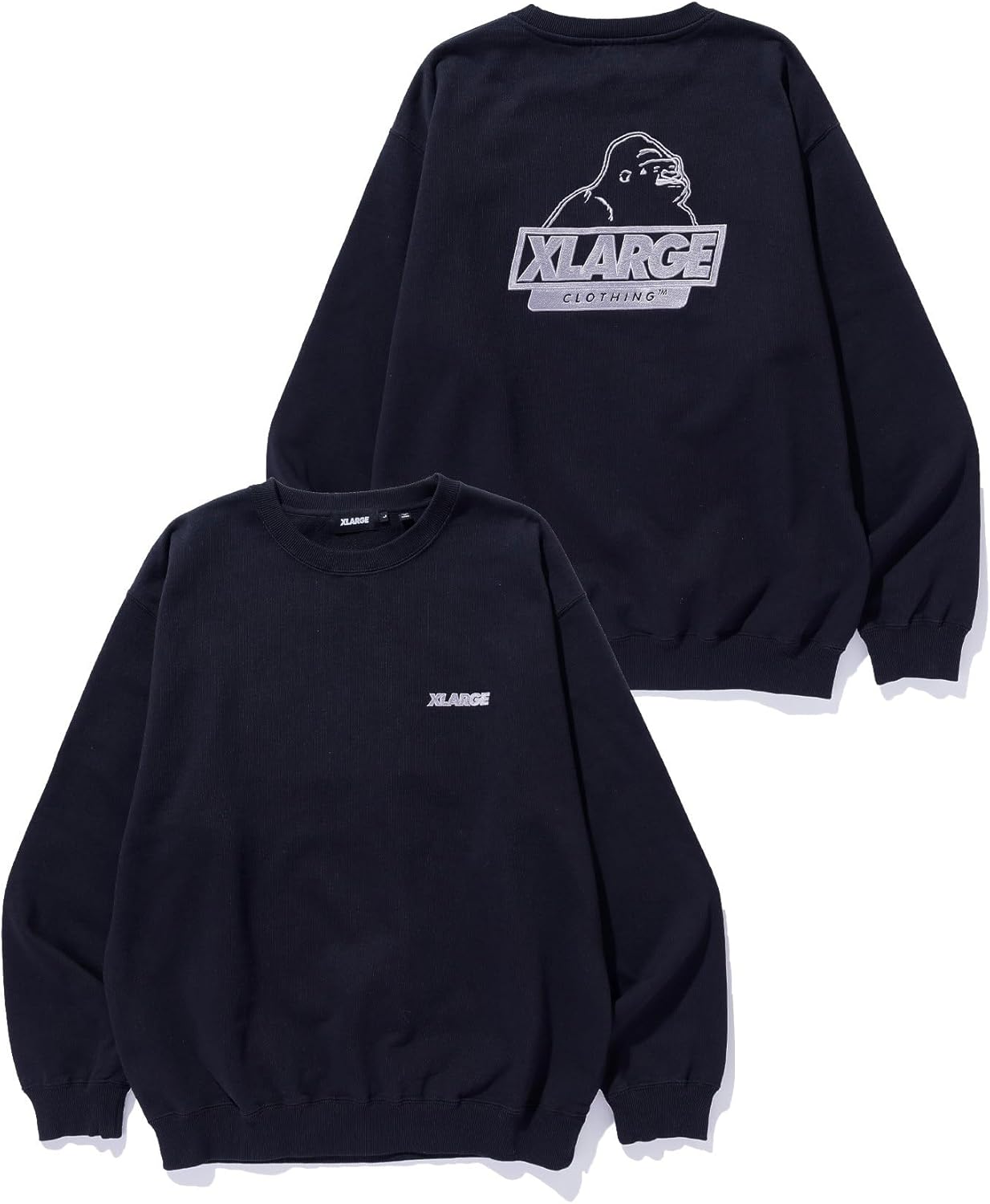 

Толстовка размера XL с косым вырезом и круглым вырезом, мужская Xlarge, черный