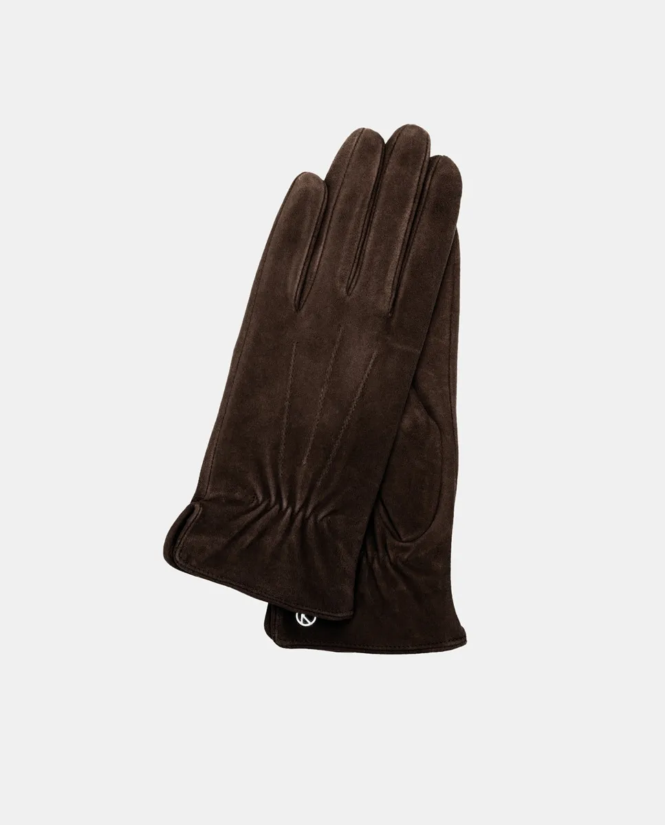

Женские перчатки LUNA от KESSLER из мягкой козьей замши Kessler, темно-коричневый