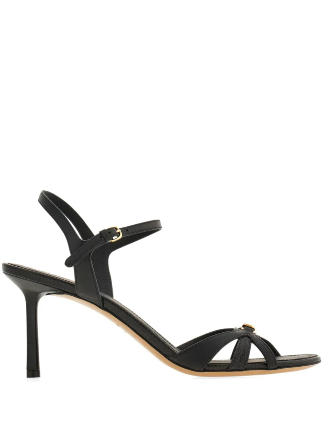 Ferragamo босоножки Vara с пряжками, черный