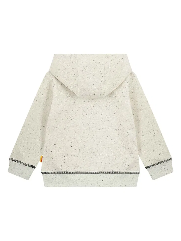 Капуzenpullover из меланжевой пряжи Steiff, бежевый — фото 2
