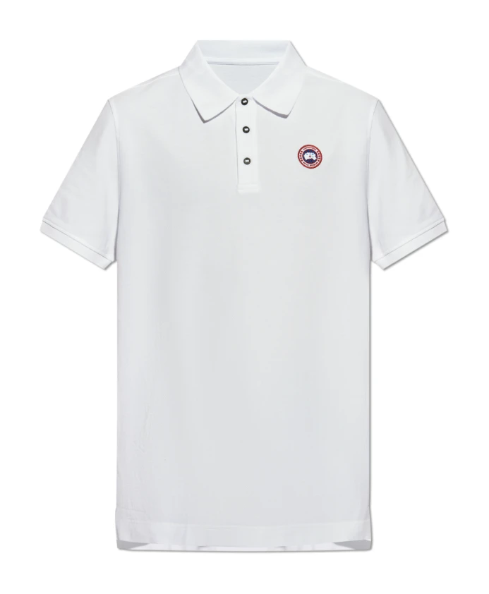 

Рубашка поло с нашивкой с логотипом Canada Goose, белый