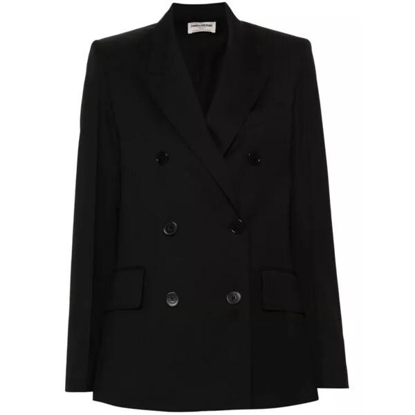 

Куртка double-breasted blazer Zadig & Voltaire, черный