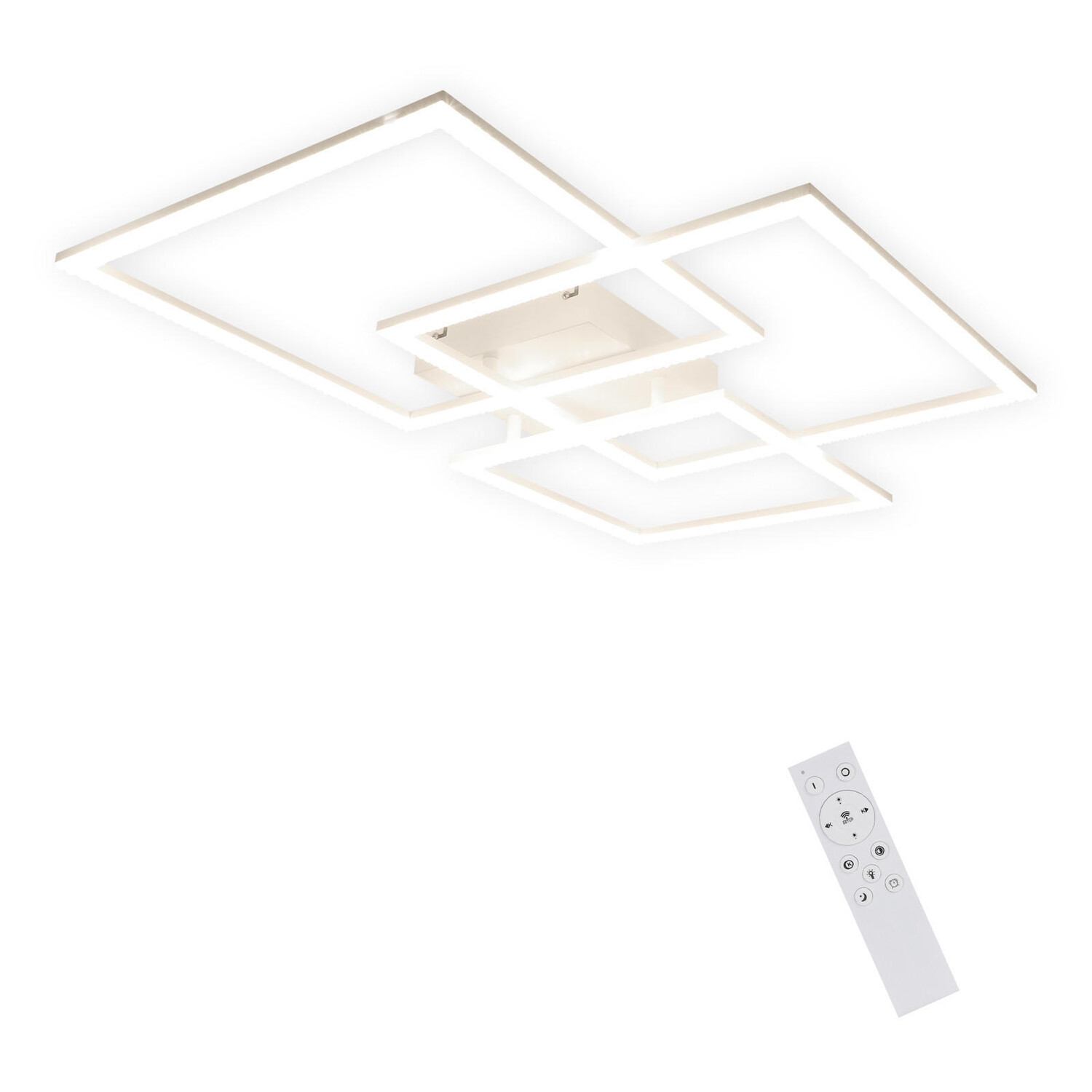 

Светодиодный потолочный светильник Nettlife, 75x60x8 см, белый