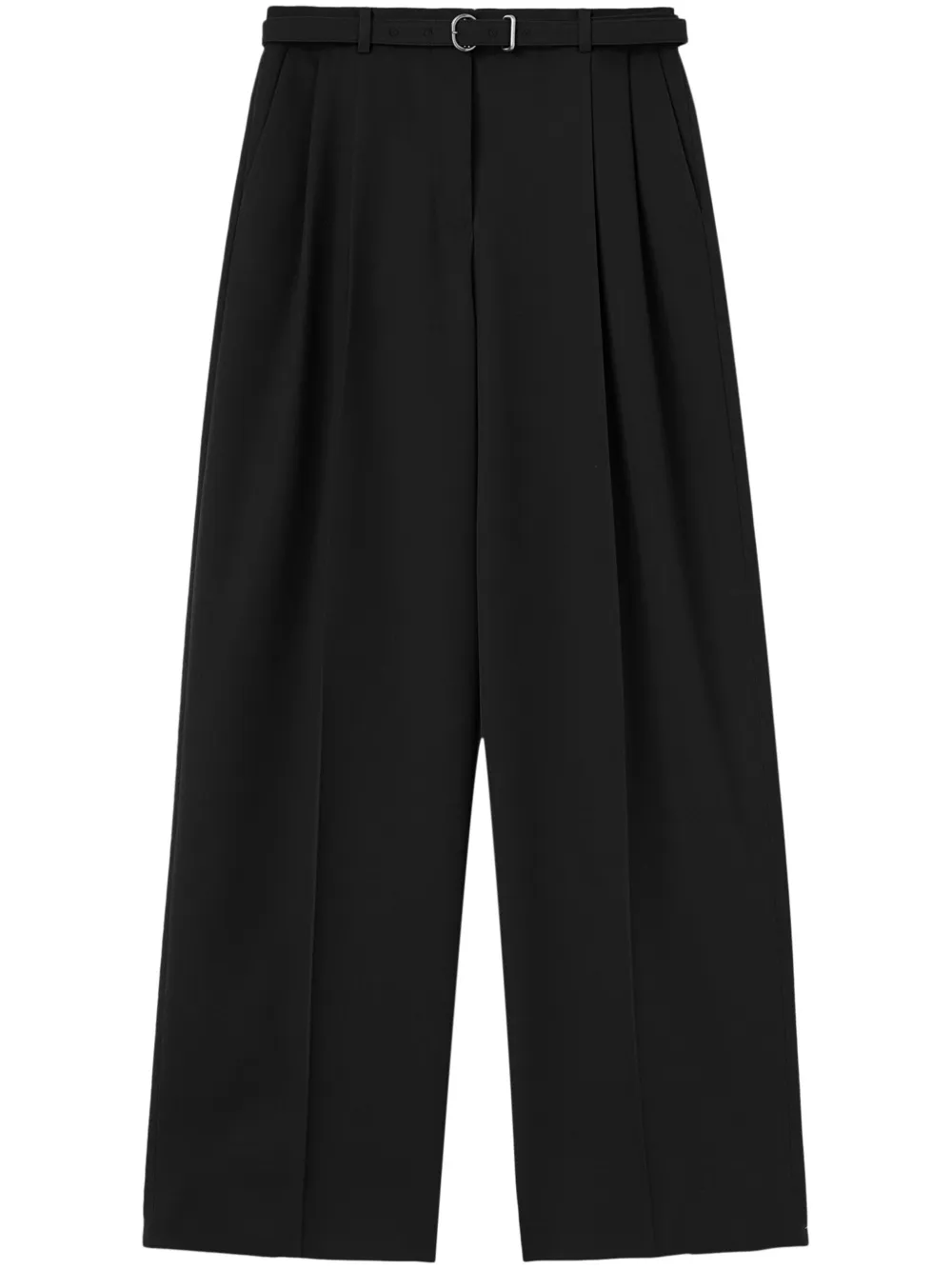 

Прямые брюки с поясом JIL SANDER, черный