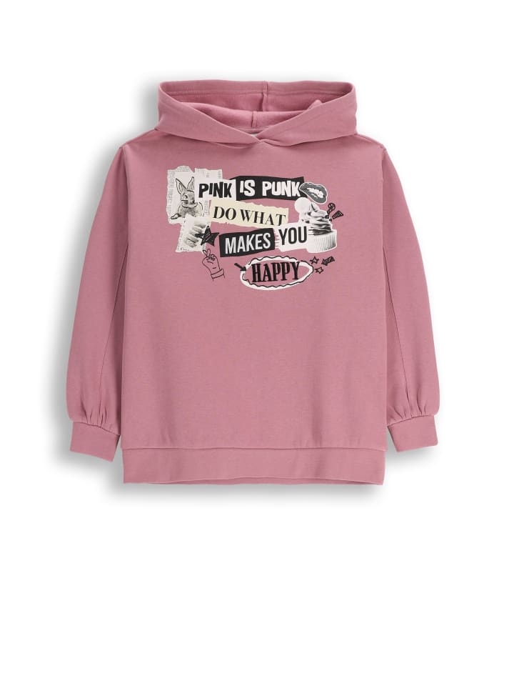 

Свитшот на подкладке приглушенно-розового цвета Coccodrillo