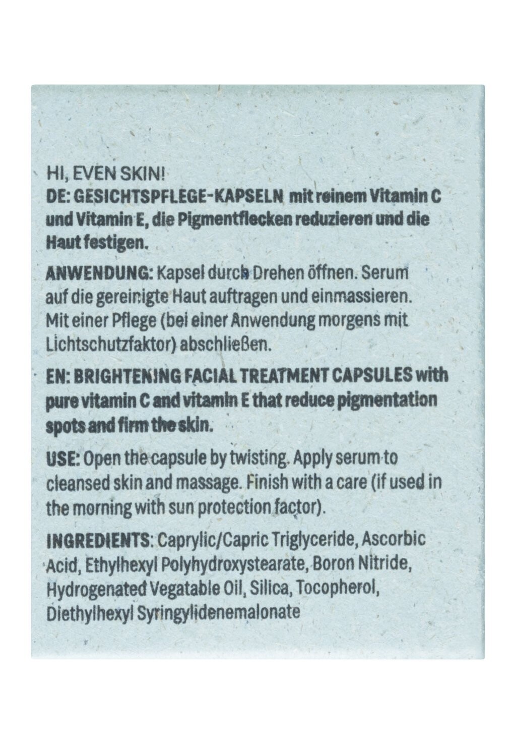 

Сыворотка BRIGHTENING VITAMIN C FACIAL TREATMENT salted., синий