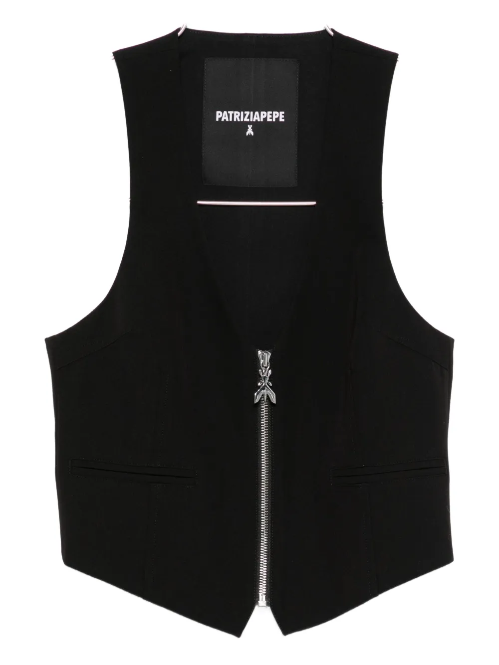 

Жилет на молнии Patrizia Pepe, черный