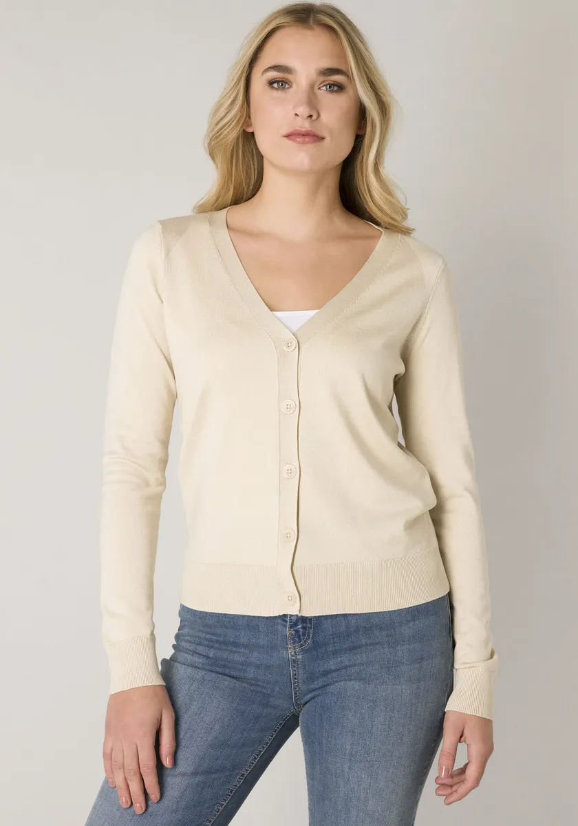

Кардиган базового уровня "BAS-YVON Cardigan" Base Level, бежевый