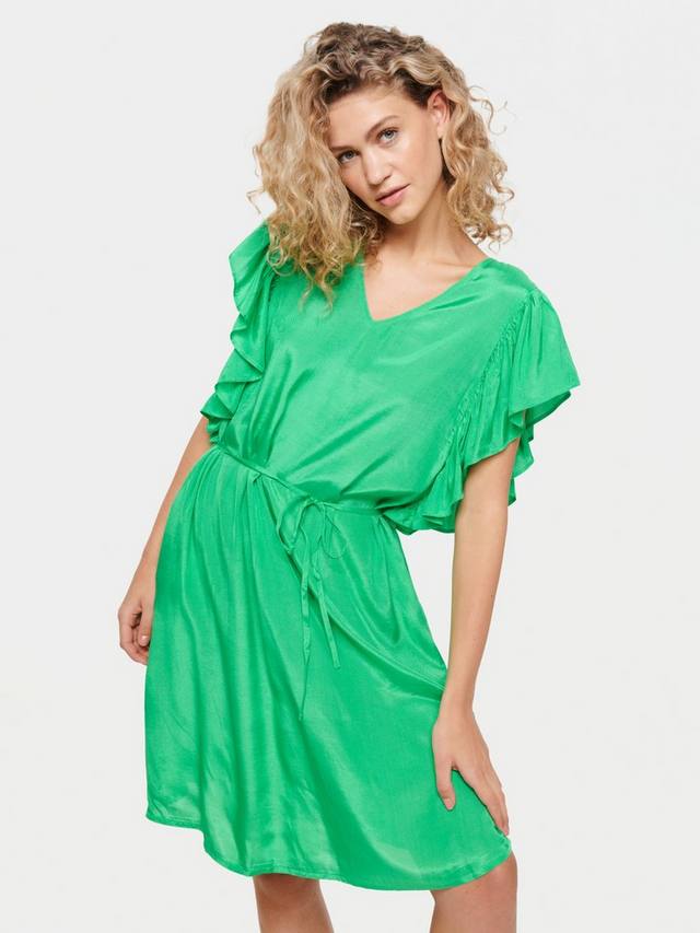 

Платье с оборками на рукавах ubritt Saint Tropez, цвет Bright Green