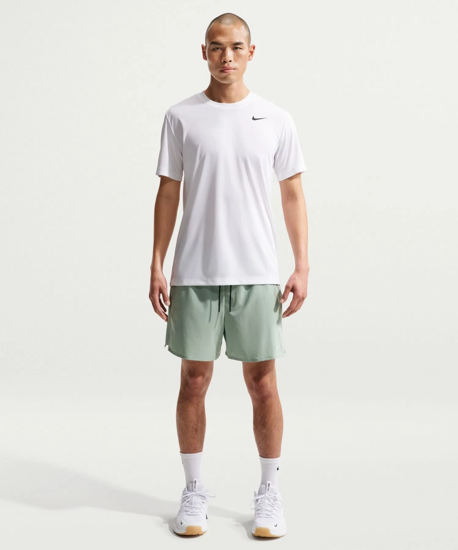 Мужская футболка NIKE DF STD FLEX с логотипом белая — фото 2
