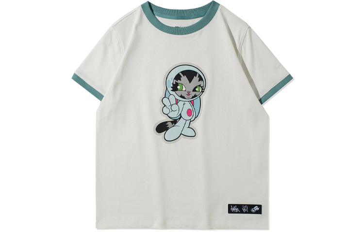 

LINING Женская коллекция спортивных футболок Mist White