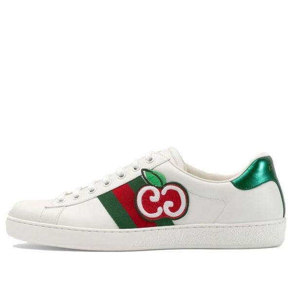 

Кроссовки ace low 'gg apple patch - white' Gucci, белый