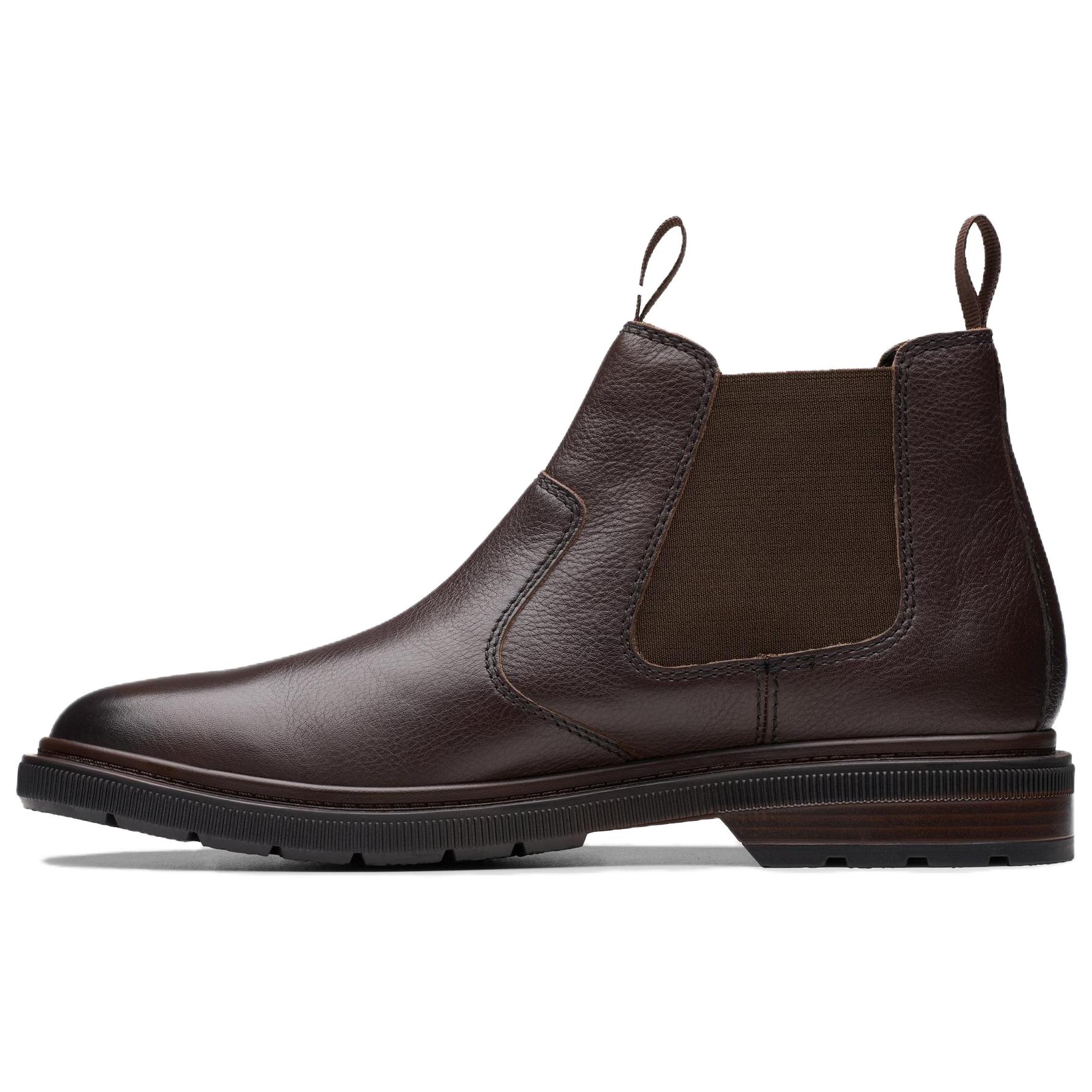 

Clarks Короткие мужские ботинки челси коричневого цвета