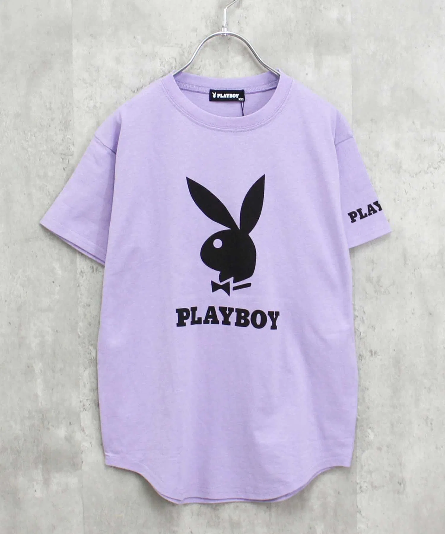 Детская футболка PLAYBOY с логотипом THE CASUAL фиолетовая