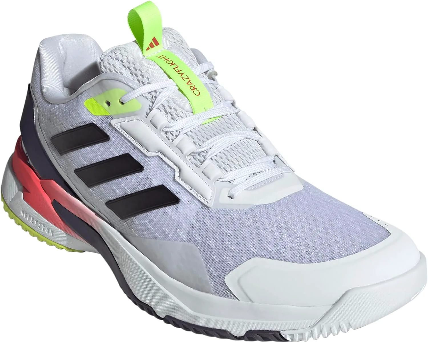 Мужские волейбольные кроссовки Adidas Crazyflight 6 для зала, белый/красный — фото 2