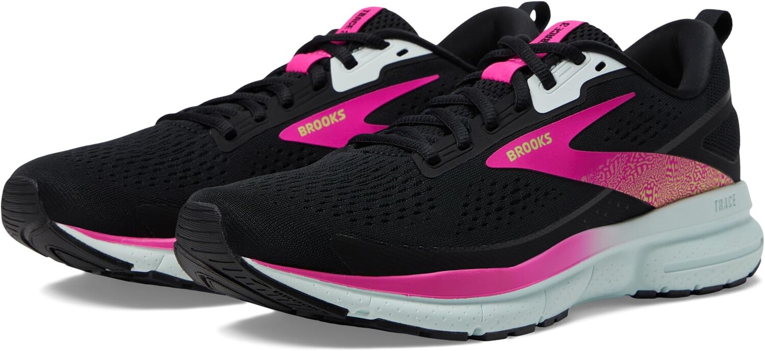 

Кроссовки Trace 3 Brooks, цвет Black/Blue/Pink Glo, Черный, Кроссовки Trace 3 Brooks, цвет Black/Blue/Pink Glo