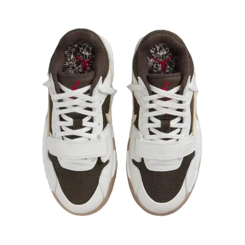 Джордан Jumpman Jack TR Трэвис Скотт Сэйл PS Коричневый Белый — фото 4