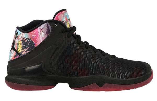 Кроссовки super fly 4 po cny Air Jordan, черный — фото 2