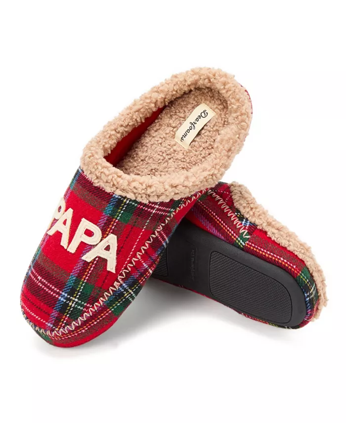 Мужские тапочки-клоги Papa Bear Dearfoams, мультиколор — фото 4
