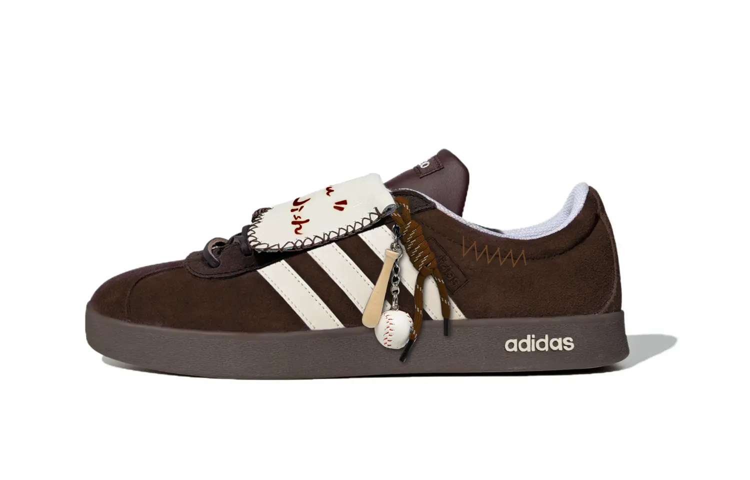 

Adidas VL COURT 2.0 Cherry Bomb, As You Wish Low top German Army Trainers Unisex Brown