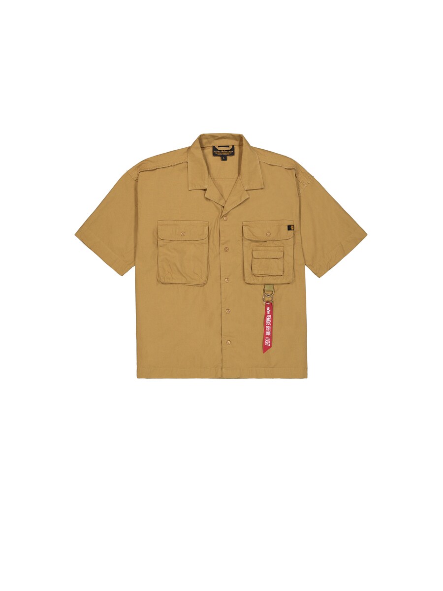 

Рубашка на пуговицах классического кроя ALPHA INDUSTRIES Aloha Safari, цвет Mustard