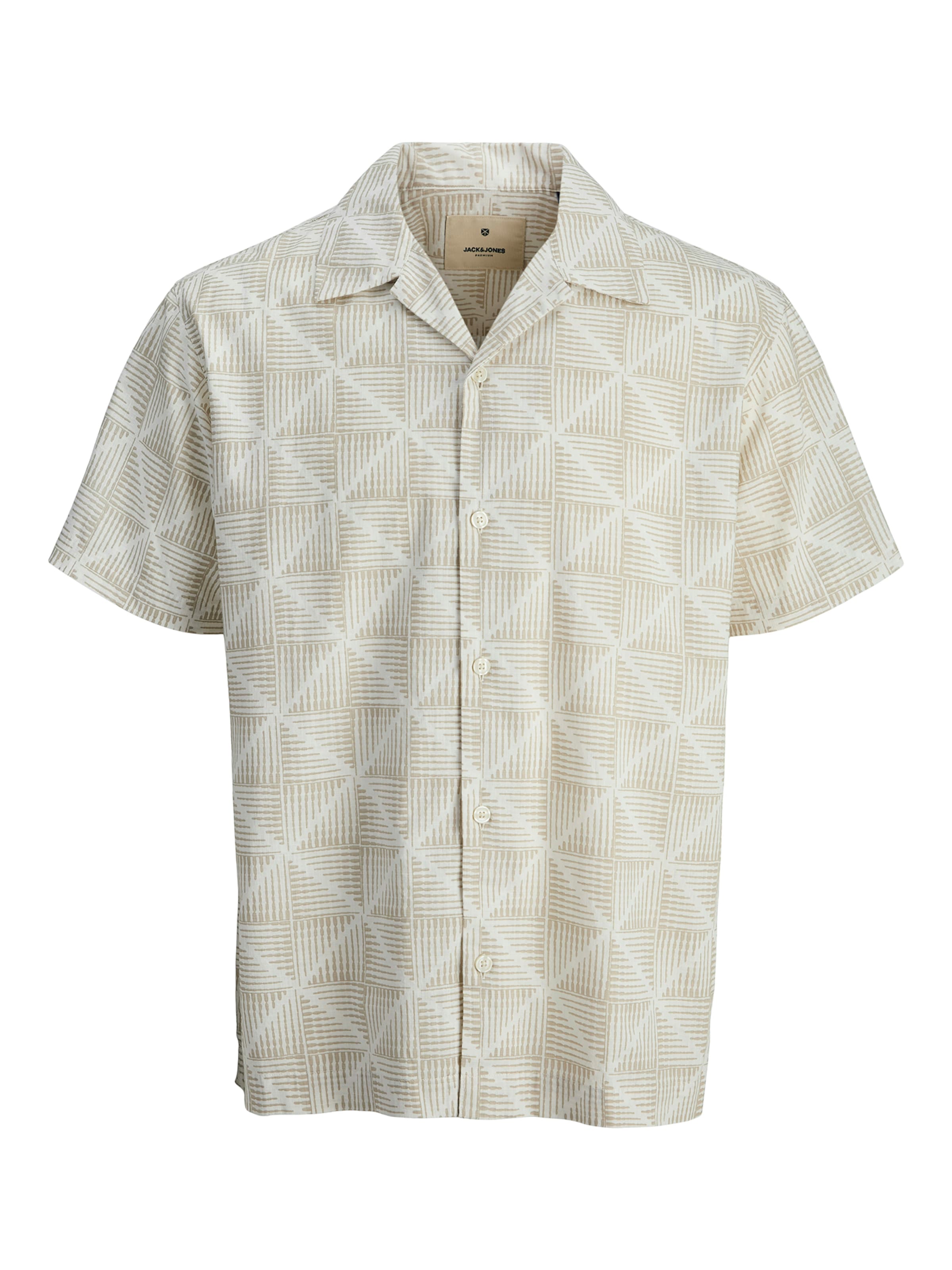 

JACK & JONES Рубашка на пуговицах комфортного кроя 'JPRBLUKEVIN' в белом цвете