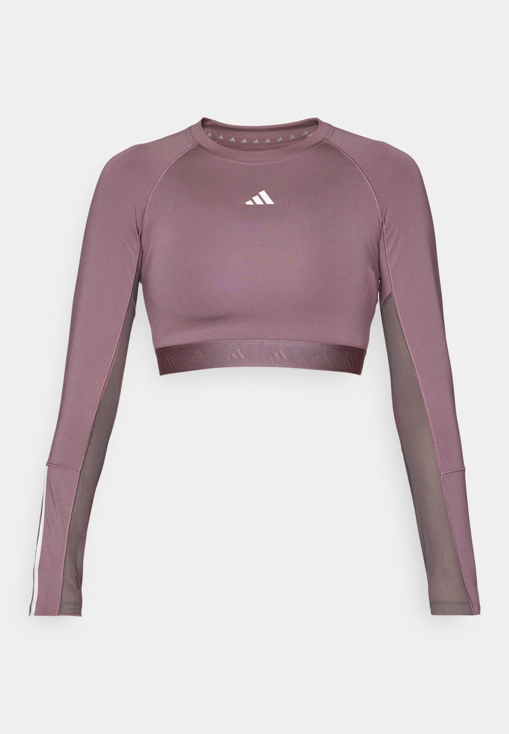 

Футболка с длинным рукавом HYPERGLAM CROPPED LONG SLEEVE adidas, фиолетовый