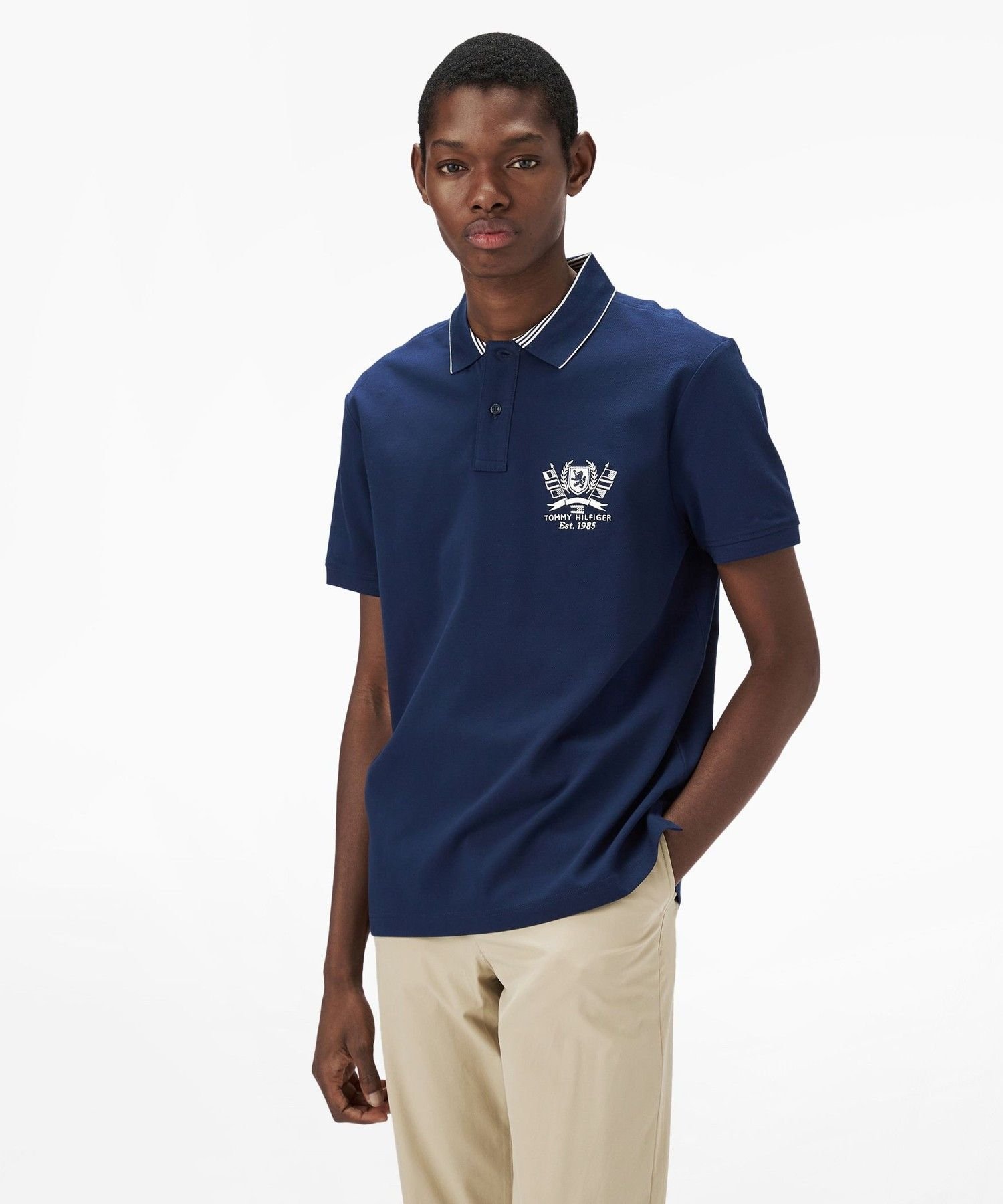Футболка-поло Crest Icon TOMMY HILFIGER, Navy DAF