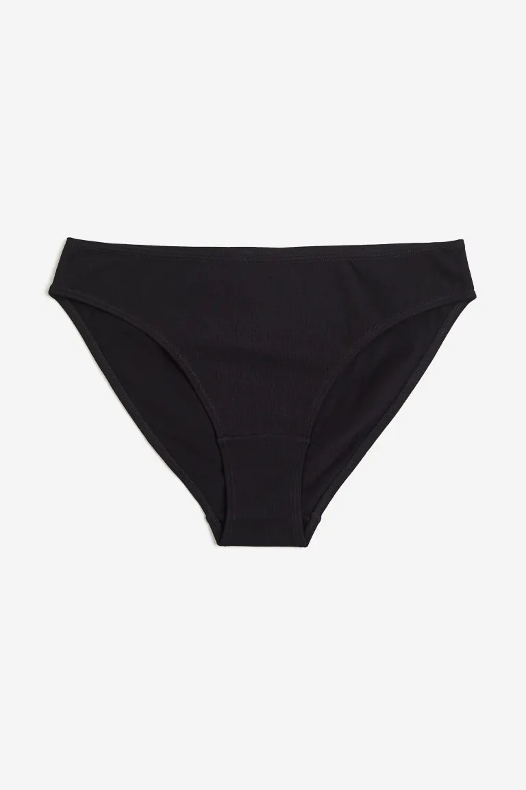 

Упаковка из 5 хлопковых трусов H&M, черный