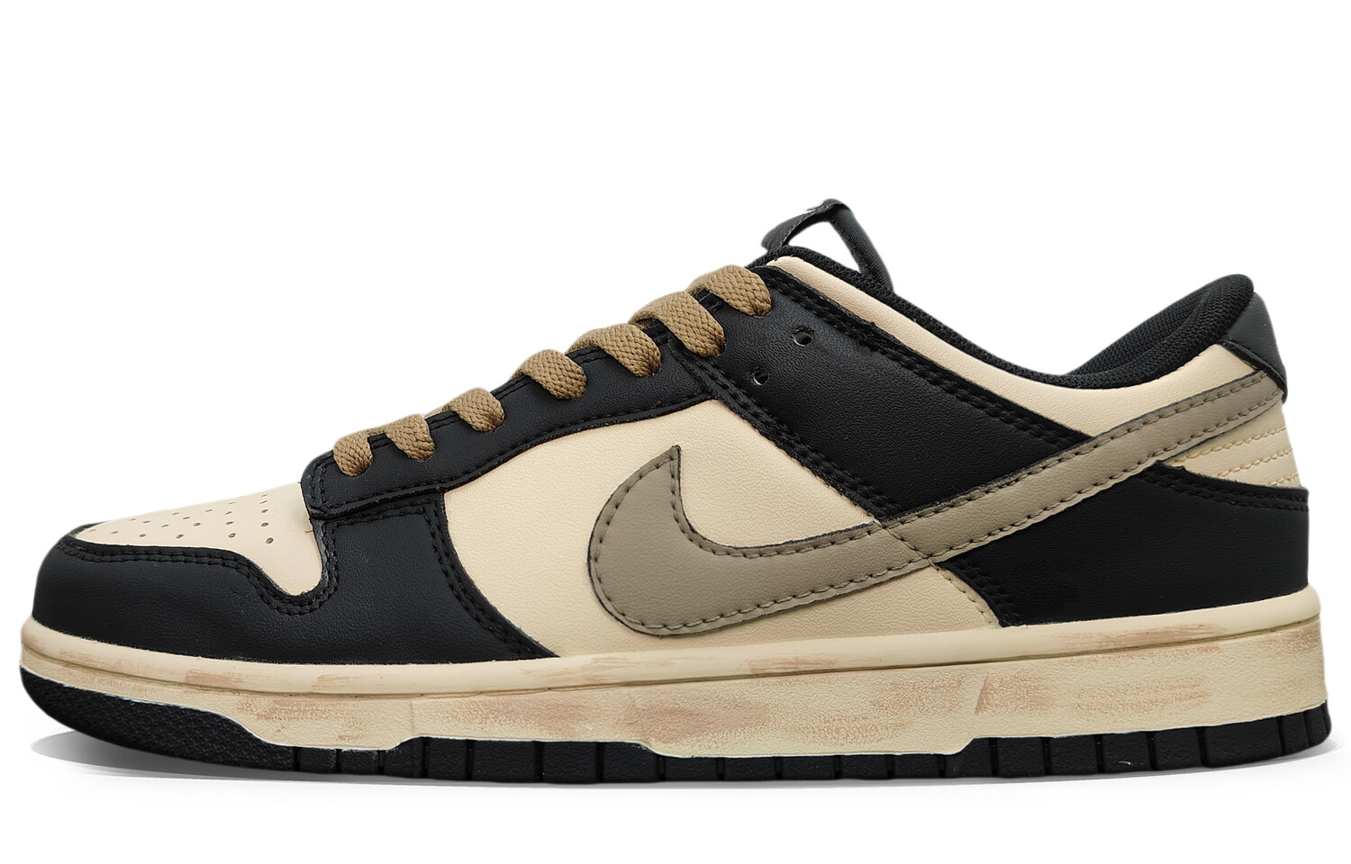 

Кроссовки для скейтбординга Dunk женские, низкие, коричневый Nike